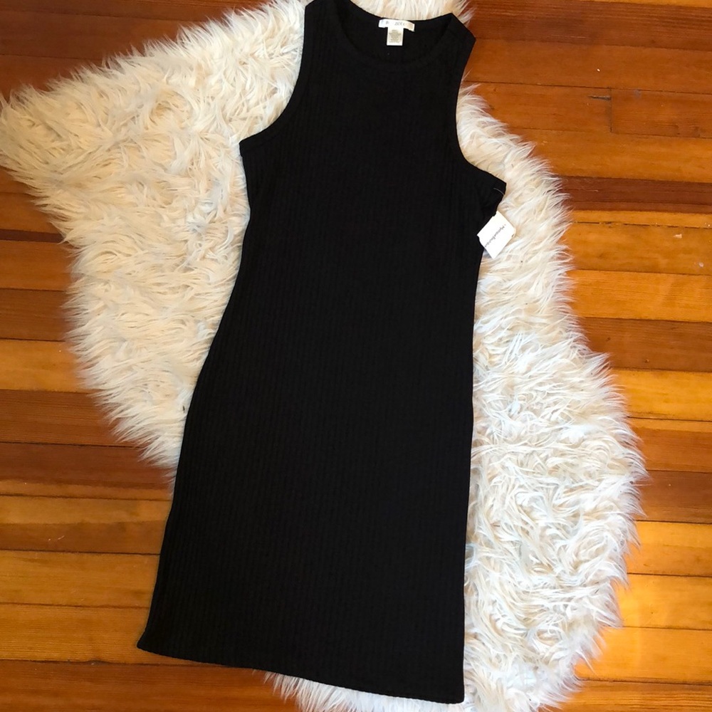 NWT bodycon black dress